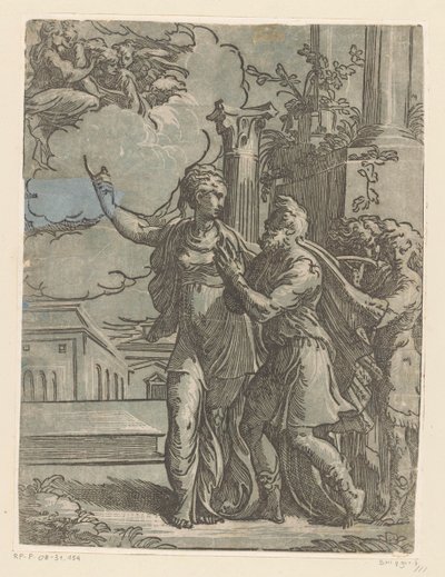 El emperador Augusto y la sibila tiburtina de Antonio da Trento