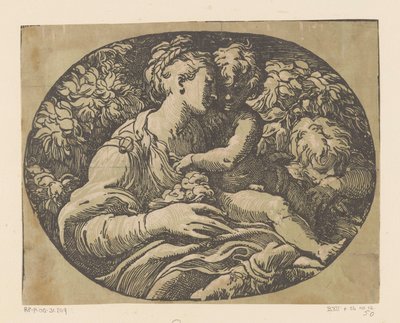 María con el Niño y Juan el Bautista María con la rosa de Antonio da Trento