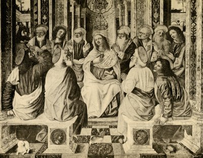 El derramamiento del Espíritu Santo de Antonio da circle of Monza