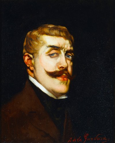 Retrato del poeta Jean Lorrain de Antonio de la Gandara
