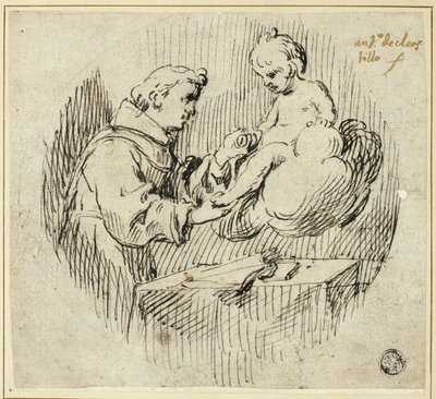 San Antonio de Padua con el Niño Jesús de Antonio del Castillo y Saavedra
