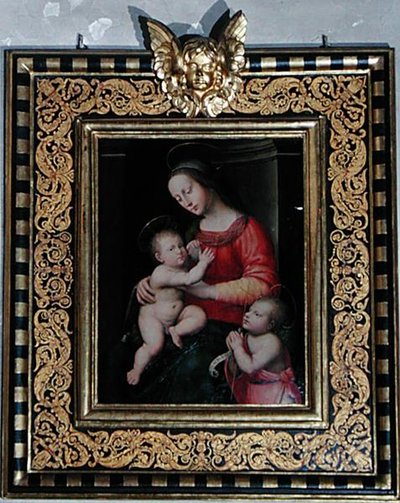 Madonna y el Niño con San Juan Bautista de Antonio del Ceraiolo