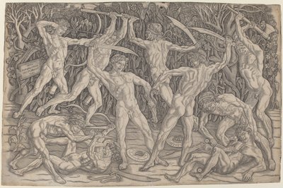 Batalla de los Desnudos de Antonio del Pollaiolo