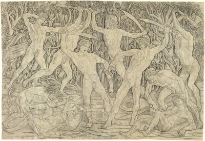 Batalla de los desnudos de Antonio del Pollaiolo