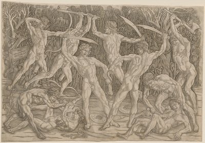 Battle of the Nudes de Antonio Pollaiuolo