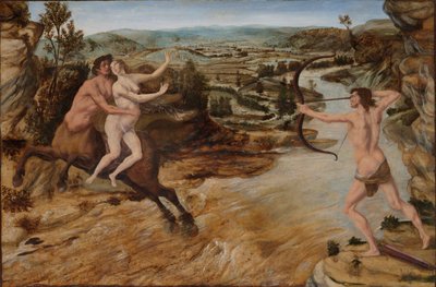 Hércules y Deyanira de Antonio Pollaiuolo