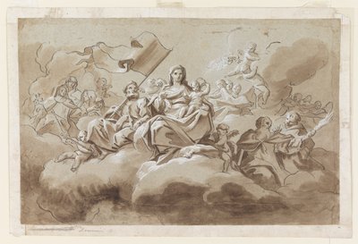 La Virgen y el Niño rodeados de santos de Antonio di Dominici