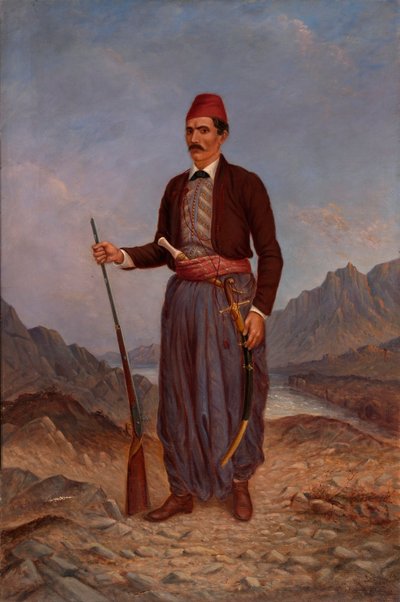 Hombre albanés de Antonion Zeno Shindler