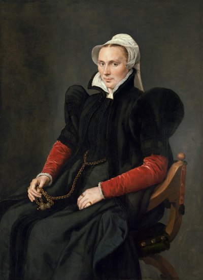 Retrato de una Mujer Sentada, 1560-65 de Antonis Mor