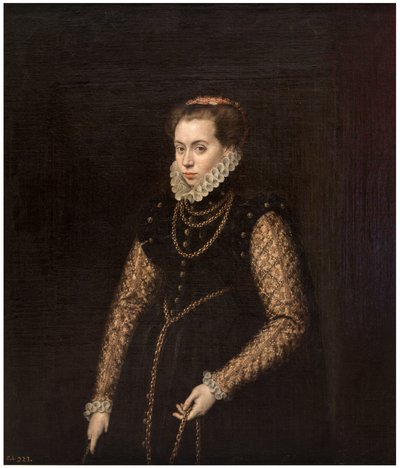 Español:  La dama de las cadenas de oro Lady with Gold Chains de Antonis Mor