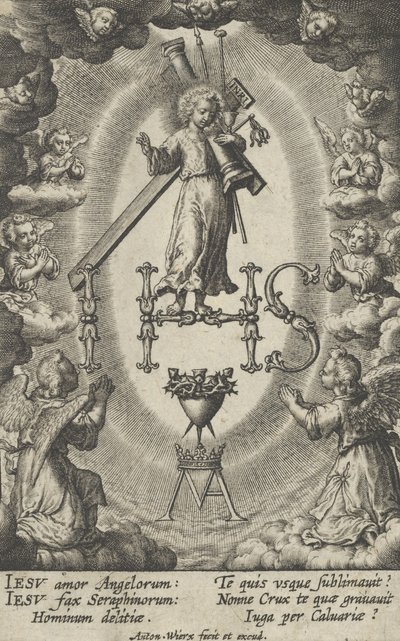 Monograma sagrado de Antonius Wierix