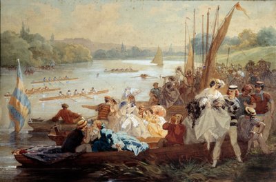 Regatas en Argenteuil de Antony Paul Emile Morlon