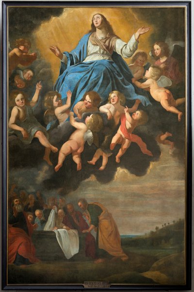 Iglesia parroquial (Iglesia Parroquial de San Eligio). Pintar. "Asunción de María". Anthony van den Heuvel. de Antoon van den Heuvel