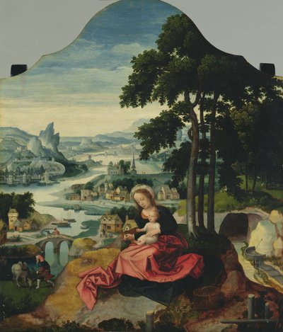 El descanso en la huida a Egipto de Antwerp Master Antwerp Master