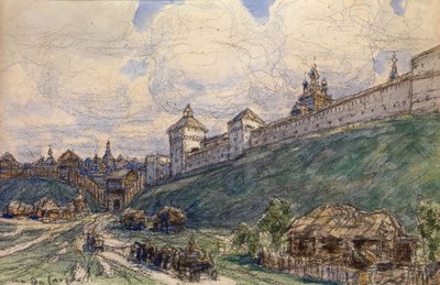 Serpukhov en el Siglo XVII de Apollinari Mikhailovich Vasnetsov