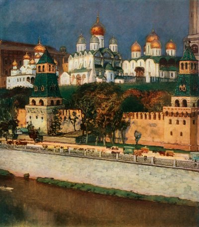 El Kremlin de Moscú, 1894, 1965 de Apollinari Mikhailovich Vasnetsov