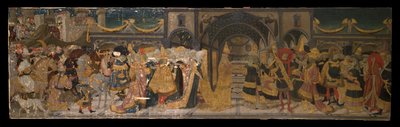 Reunión de Salomón y la Reina de Saba de Apollonio di Giovanni