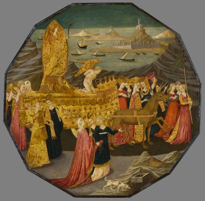 El triunfo de la castidad, circa 1450-1460 de Apollonio di Giovanni di Tommaso