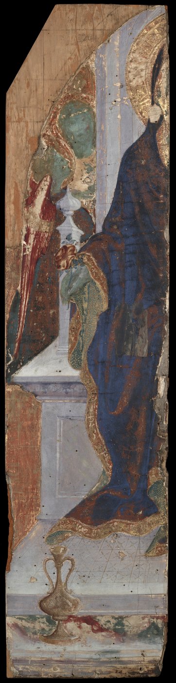 Virgen y niña con ángeles de Arcangelo di Cola da Camerino