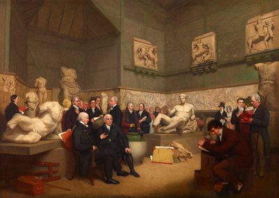 Los Síndicos en la Sala Temporal Elgin, 1819 de Archibald Archer