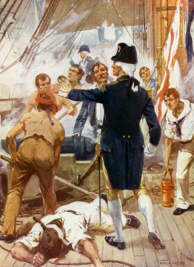 El Glorioso Primero de Junio de Archibald Bertram (after) Webb