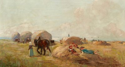Heno (óleo sobre lienzo) de Archibald Kay