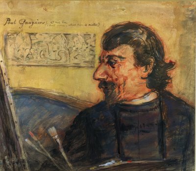 Retrato de Paul Gauguin de Archibald Standish Hartrick