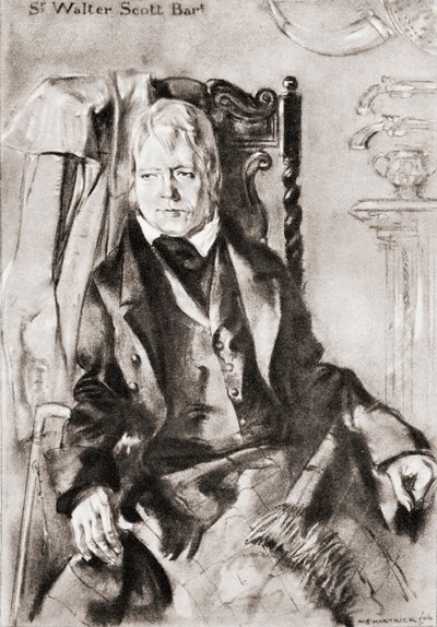 Sir Walter Scott de Archibald Standish Hartrick