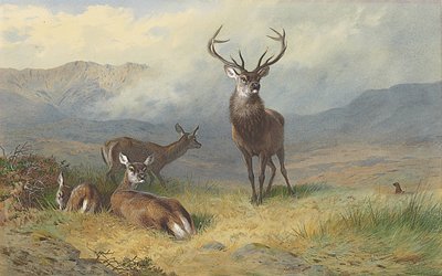 Monarca de la cañada de Archibald Thorburn
