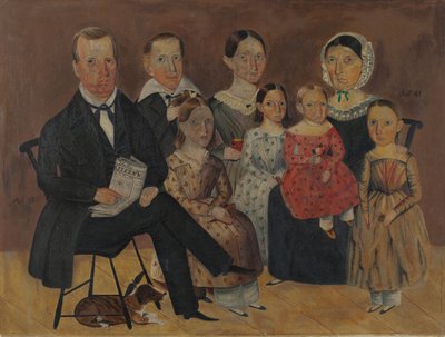 Retrato de familia de John J. Wagner de Archie Thompson