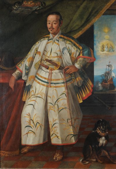 Retrato de Hasekura Rokuemon Tsunenaga de Archita Ricci