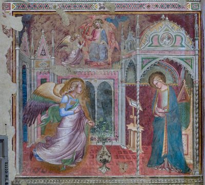 Anunciación, finales del siglo XIV o principios del XV de Aretino Luca Spinello or Spinelli