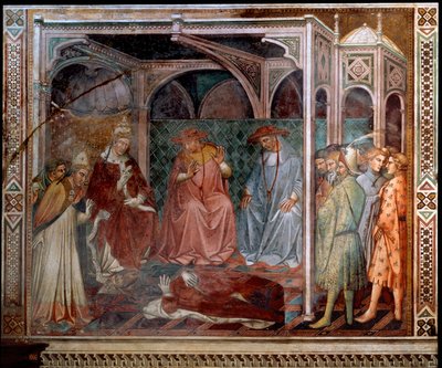 El emperador Federico Barbarroja se somete al Papa Alejandro III, lo que lleva al Tercer Concilio de Letrán de 1179 de Aretino Luca Spinello or Spinelli