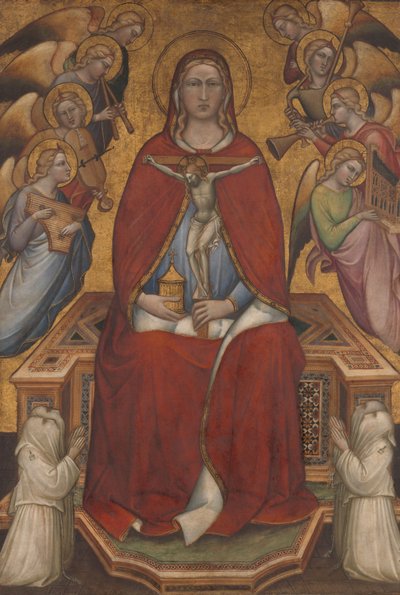 Santa María Magdalena Sosteniendo un Crucifijo, c.1395-1400 de Aretino Luca Spinello or Spinelli