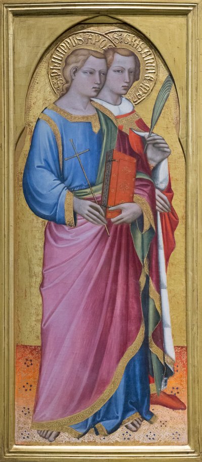 San Felipe apóstol y Grisante de Aretino Luca Spinello or Spinelli