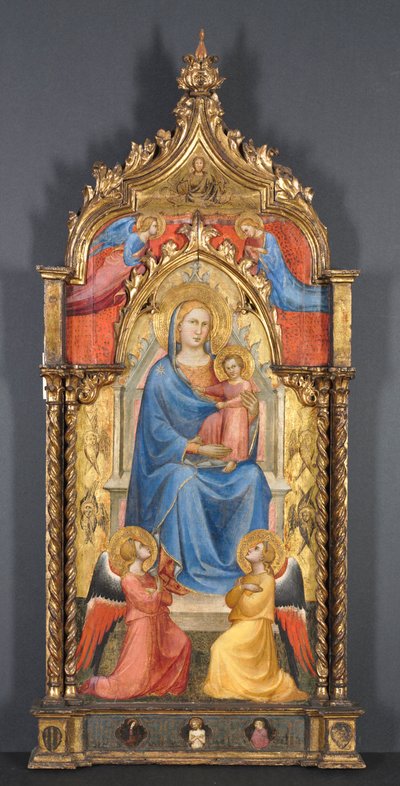 Virgen y Niño con Ángeles, 1405 de Aretino Luca Spinello or Spinelli