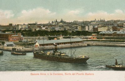 Darsena docks, Puerto Madero, Buenos Aires, Argentina (coloured photo) de Argentinian Photographer