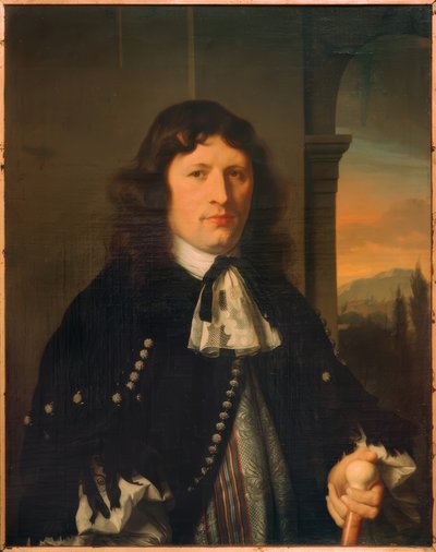Retrato de un caballero, medio cuerpo hacia la derecha de Arie de Vois