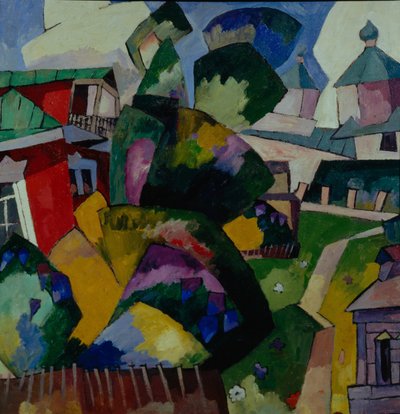 Paisaje, 1900s-1910s de Aristarkh Vasilievic Lentulov