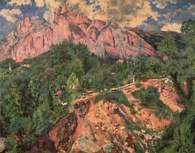 Monte Ai-Petri, 1926 de Aristarkh Vasilievic Lentulov
