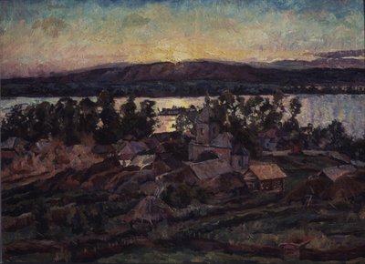 Atardecer de Aristarkh Vasilievic Lentulov