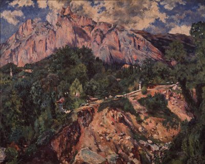 La montaña Ai-Petri, 1926 de Aristarkh Vasilyevich Lentulov