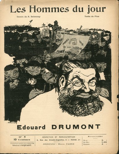 Portada de “Les Hommes du jour”, número 4 de Aristide Delannoy