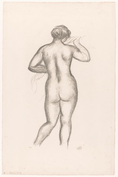 Desnudo femenino visto desde atrás
Femme nue de dos (título original) de Aristide Maillol (signed by artist)