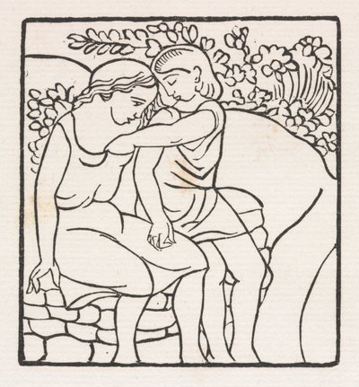 Dafnis y Cloe: Dafnis y Cloe jugando de Aristide Maillol