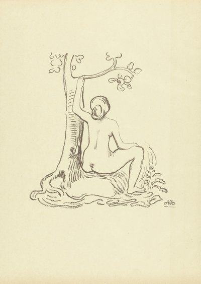 Mujer desnuda sentada junto a un árbol
Etude
L