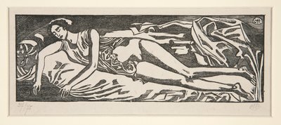 mujer reclinada de Aristide Maillol