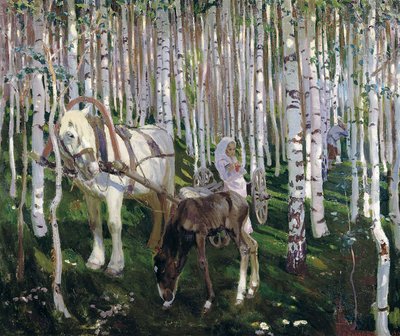 En el bosque, 1905 de Arkadi Alexandrovich Rylov