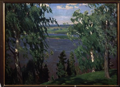 Ruido Verde. Pintura de Arkadi (Arkady) Alexandrovich Rylov (1870-1939), óleo sobre lienzo de Arkadij Aleksandrovic Rylov
