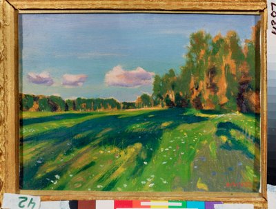Estudio de verano. Pintura de Arkadi (Arkady) Alexandrovich Rylov (1870-1939), óleo sobre lienzo de Arkadij Aleksandrovic Rylov